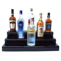 24 Three Tier Liquor Bottle Shelf   Barware 845033000852  