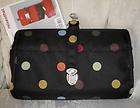 Reisenthel Large Hanging Toiletry/Cosmetic Bag Black w/ Colorful Dots 