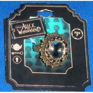  Alice In Wonderland Looking Glass Ring with Key Hole Size 