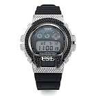 BRAND NEW CASIO G SHOCK DW6900 1V WITH CUSTOM MADE METAL CASE WITH CZ 