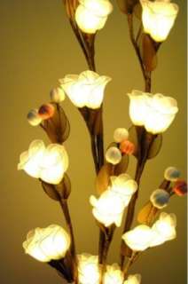Physia   Floor Flower Lamp with Branch Tree lights  