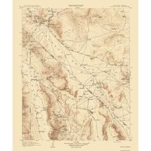  USGS TOPO MAP FURNACE CREEK QUAD CALIFORNIA (CA/NV) 1908 