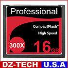   CompactFlash Compact Flash Memory Card 300X 300 X 45MB/S 16 GB G 16G