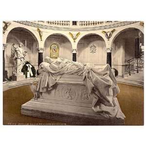 Photochrom Reprint of Frederick the Greats Mausoleum, Potsdam, Berlin 