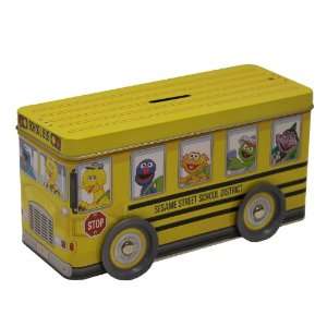  The Tin Box Company Sesame Bus Bank Toys & Games