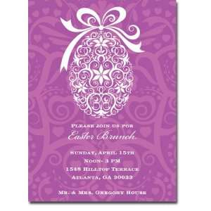  Noteworthy Collections   Holiday Invitations (Filigree Egg 