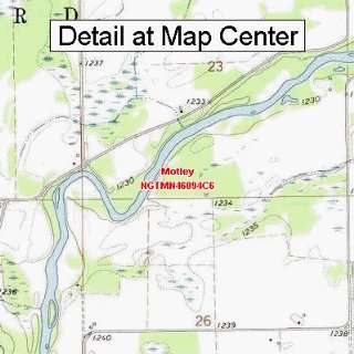   Map   Motley, Minnesota (Folded/Waterproof)