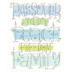   Card Passover Joy Peace Freedom Family