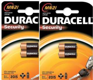 4pcs A23 Duracell 21/23 MN21 12v battery 041333004068  