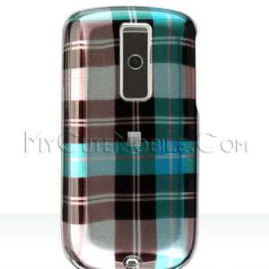 Mobile HTC Magic G2 MyTouch Case Blue Plaid Faceplate  