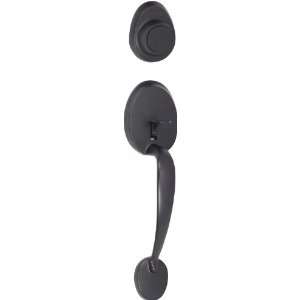 EZ Set 240711 Oil Rubbed Bronze Mayfair Dummy Entry Handleset with 