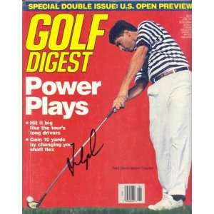  Fred Couples Autographed Golf Digest   June 1990 Sports 