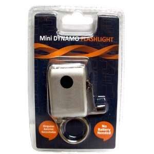  Mini LED Dynamo Keychain Flashlight