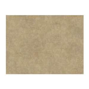   Frescoed Textural Damask Prepasted Wallpaper, Taupe/Sand/Gold Metallic