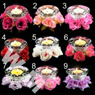 Candle Ring Rings ~ Color Variation~ Wedding Flowers Centerpieces 2 