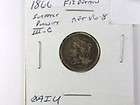 1866 3 Cent Nickel VG 0AIU