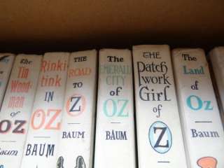 WIZARD OF OZ BOOK SET White edition series by L.Frank Baum  