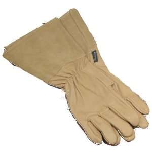  Rostaing Leather Gauntlet Gardening Glove   Size 10
