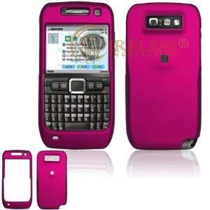  Nokia E71 Snap On Rubber Cover Case (Hot Pink) Cell 