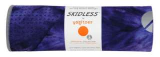 yogitoes® SKIDLESS® Yoga Mat Towel recycled HIPPIE COLLECTION LAPIS 