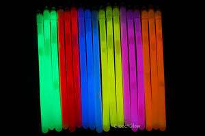50  8 inch 10mm Premium Glow Sticks With Lanyards  