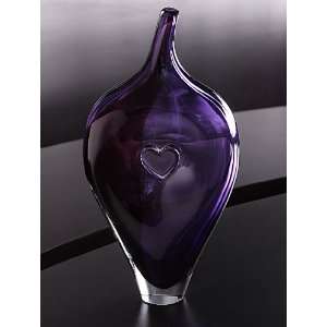  Kosta Boda 7040774 Bali Vase   Purple Green