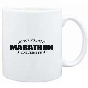   White  Honor Student Marathon University  Sports