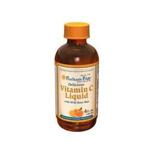  Vitamin C Liquid with Rose Hips 300 mg 4 oz. Liquid 