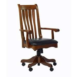  Amish USA Made Hampton Desk Chair   1249 BRLN