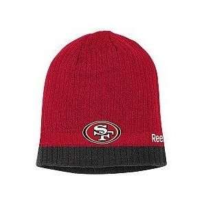   49ers Reebok 2010 Sideline Cuffless Knit Hat