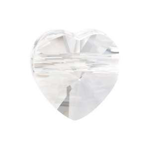  5942 14mm Heart Bead Large Hole Crystal Arts, Crafts 