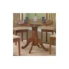 Hillsdale Grand Bay Round Dining Table in Medium Oak