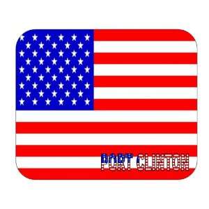  US Flag   Port Clinton, Ohio (OH) Mouse Pad Everything 