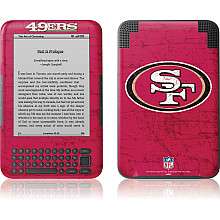 Skinit San Francisco 49ers  Kindle 3 Solid Distressed Skin 
