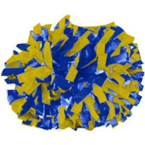  Alleson Two Color Plastic Cheerleaders Poms RO/LG   ROYAL 