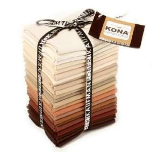 Kona Cotton Solids Grounded Earth Fat Quarter Assortment 