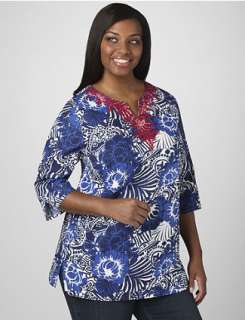   entityTypeproduct,entityNameTropical Blues Embellished Tunic