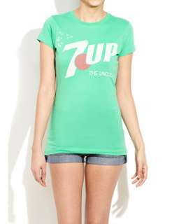 Jade (Green) 7up Print Longline T Shirt  248758932  New Look