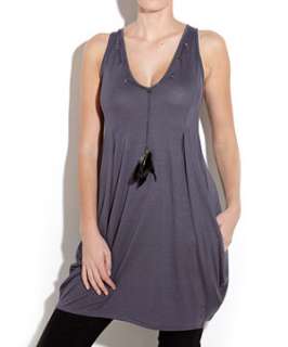 Charcoal (Grey) Firetrap Streep Feather Vest  240264603  New Look