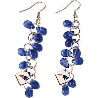 Touch By Alyssa Milano New England Patriots Glass Bead Earring With 