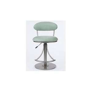 Swivel Bar Stool w/ Atmosphere Suede by Hillsdale   Champagne Metallic 