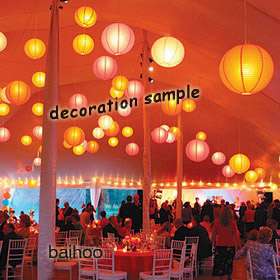 10 Damask Paper Ball Lanterns Wedding Party Decorations  