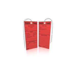  5S Red Tags Pack of 100 Tags