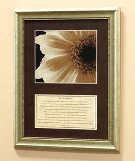 INSPIRATIONAL DO IT ANYWAY MATTED FRAMED WALL HANGING / POEM BY 