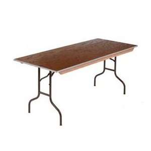 Plywood Stained Top Banquet Table 30 X 96