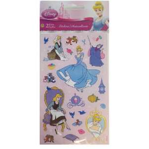  Princess Cinderella Stickers   2 Sheets Toys & Games