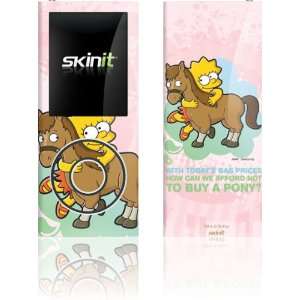  Lisa How Can We NOT Afford a Pony? skin for iPod Nano 
