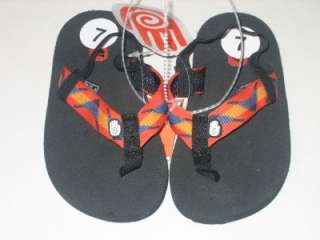 NWT Teva Mush Sandals in Bling Orange Infant Boys 7  