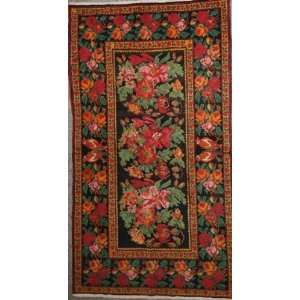   Knotted KARABAGH Russian Rug   43x75 
