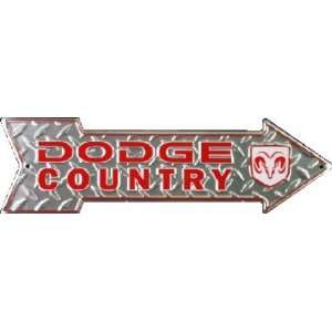  Dodge Country Metal Arrow Sign *SALE*